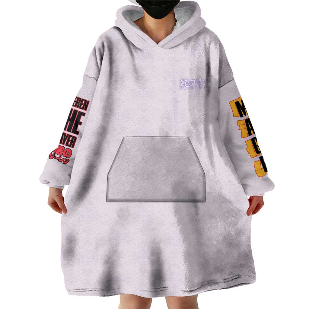 Frieren V2 Frieren Beyond Journey’s End Wearable Blanket Hoodie Anime Style