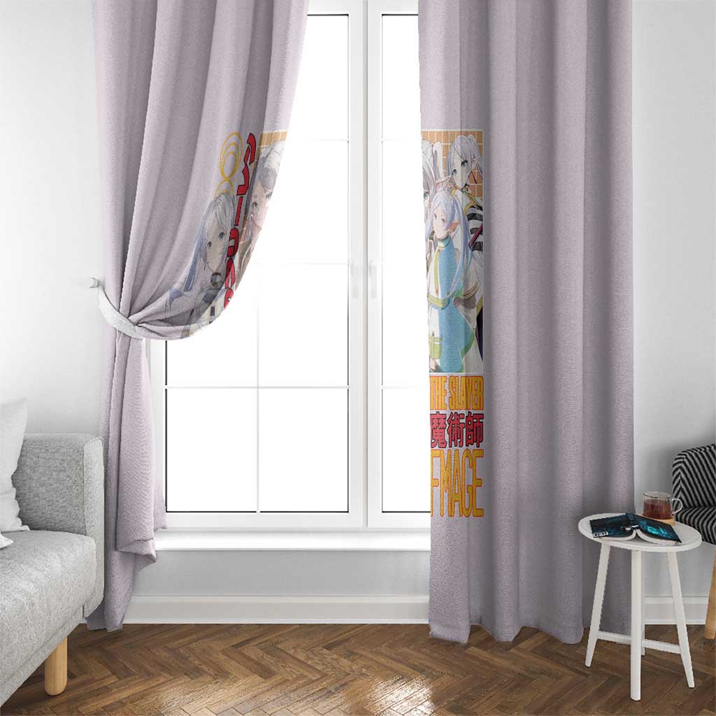 Frieren V2 Frieren Beyond Journey’s End Window Curtain Anime Style