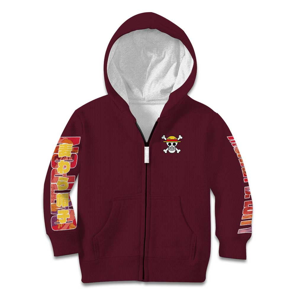 Monkey D. Luffy V3 One Piece Kid Hoodie Anime Style