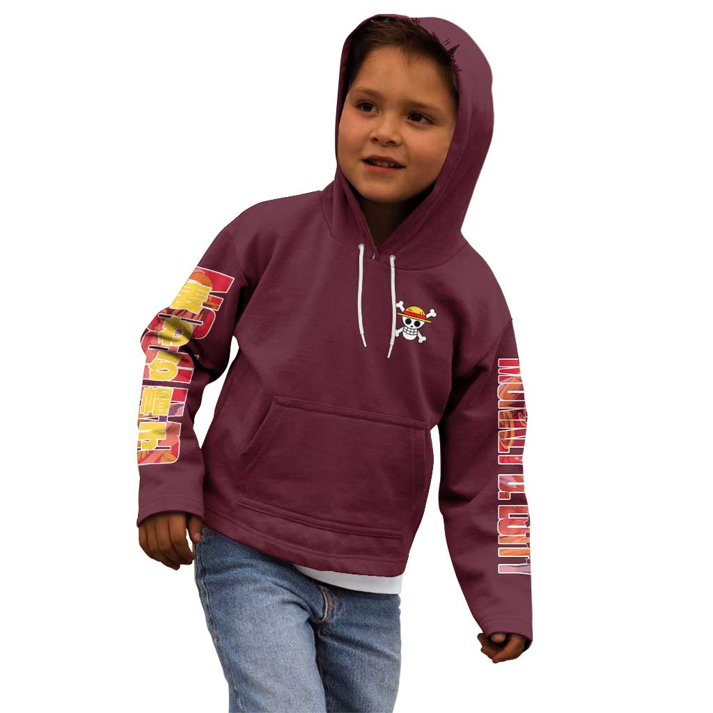 Monkey D. Luffy V3 One Piece Kid Hoodie Anime Style