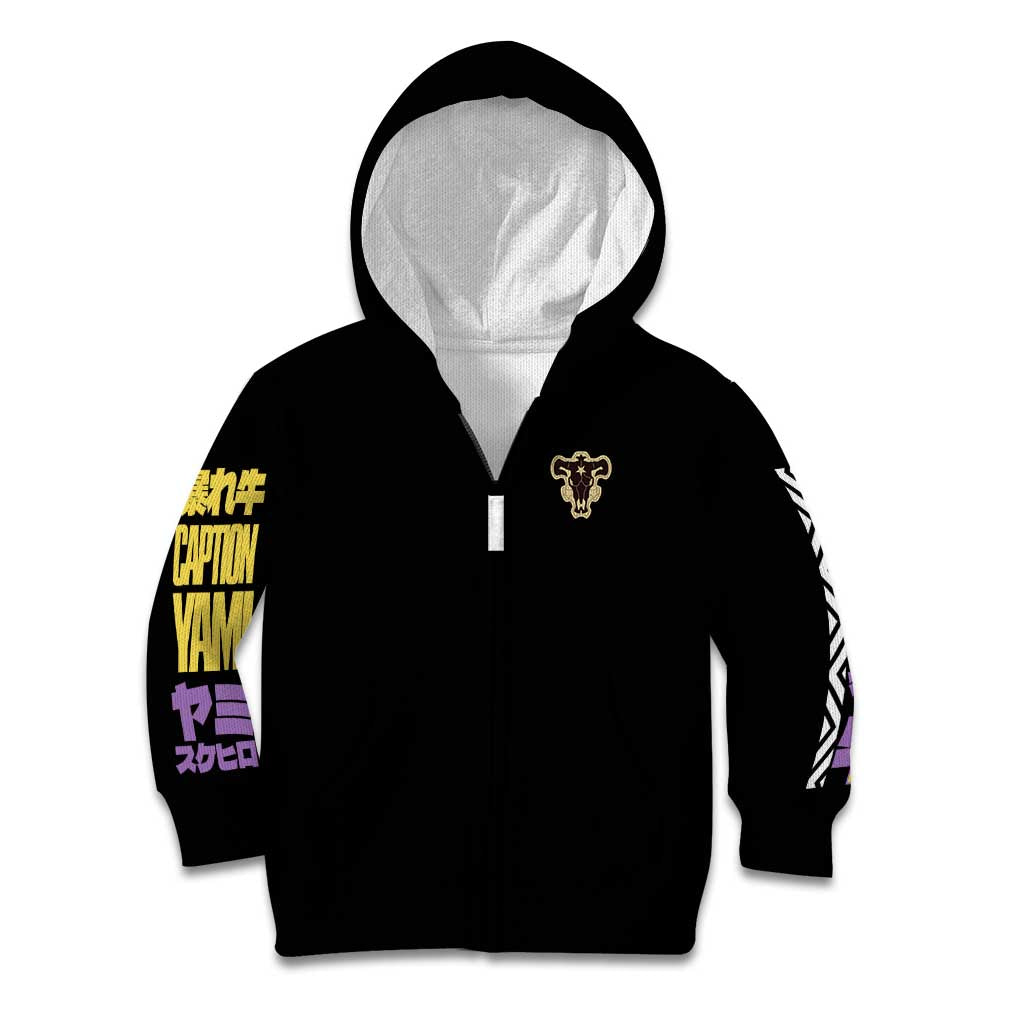 Yami Sukehiro V3 Black Clover Kid Hoodie Anime Style