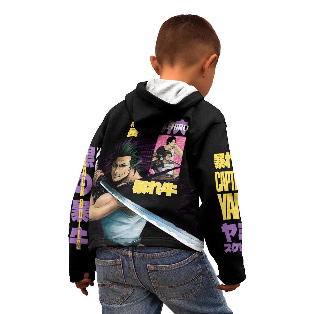 Yami Sukehiro V3 Black Clover Kid Hoodie Anime Style
