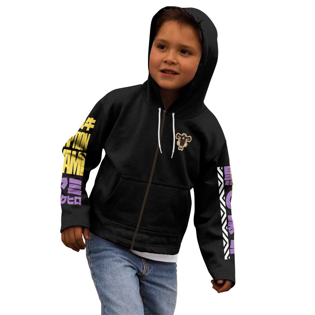 Yami Sukehiro V3 Black Clover Kid Hoodie Anime Style
