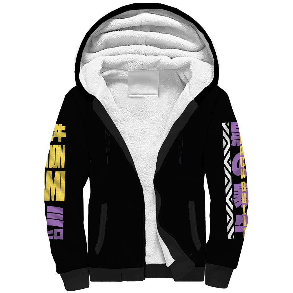 Yami Sukehiro V3 Black Clover Sherpa Hoodie Anime Style