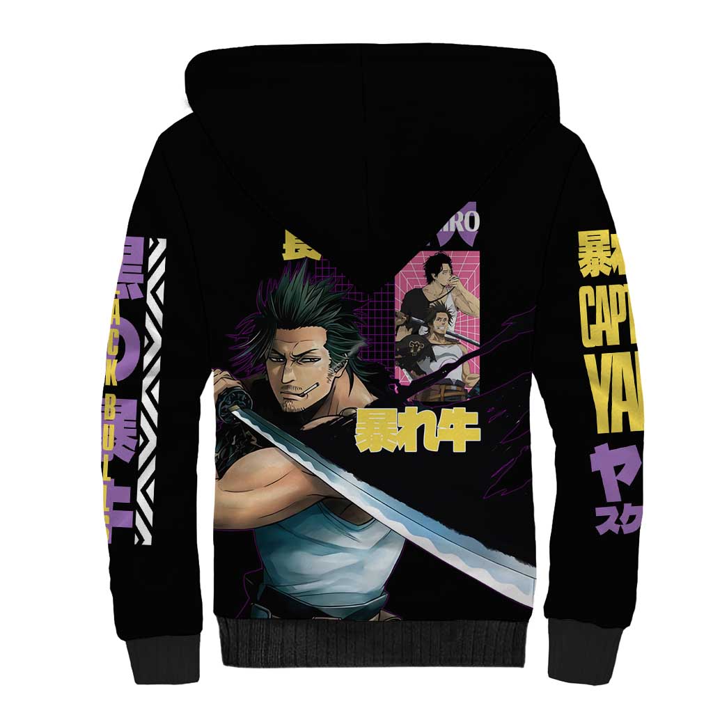 Yami Sukehiro V3 Black Clover Sherpa Hoodie Anime Style