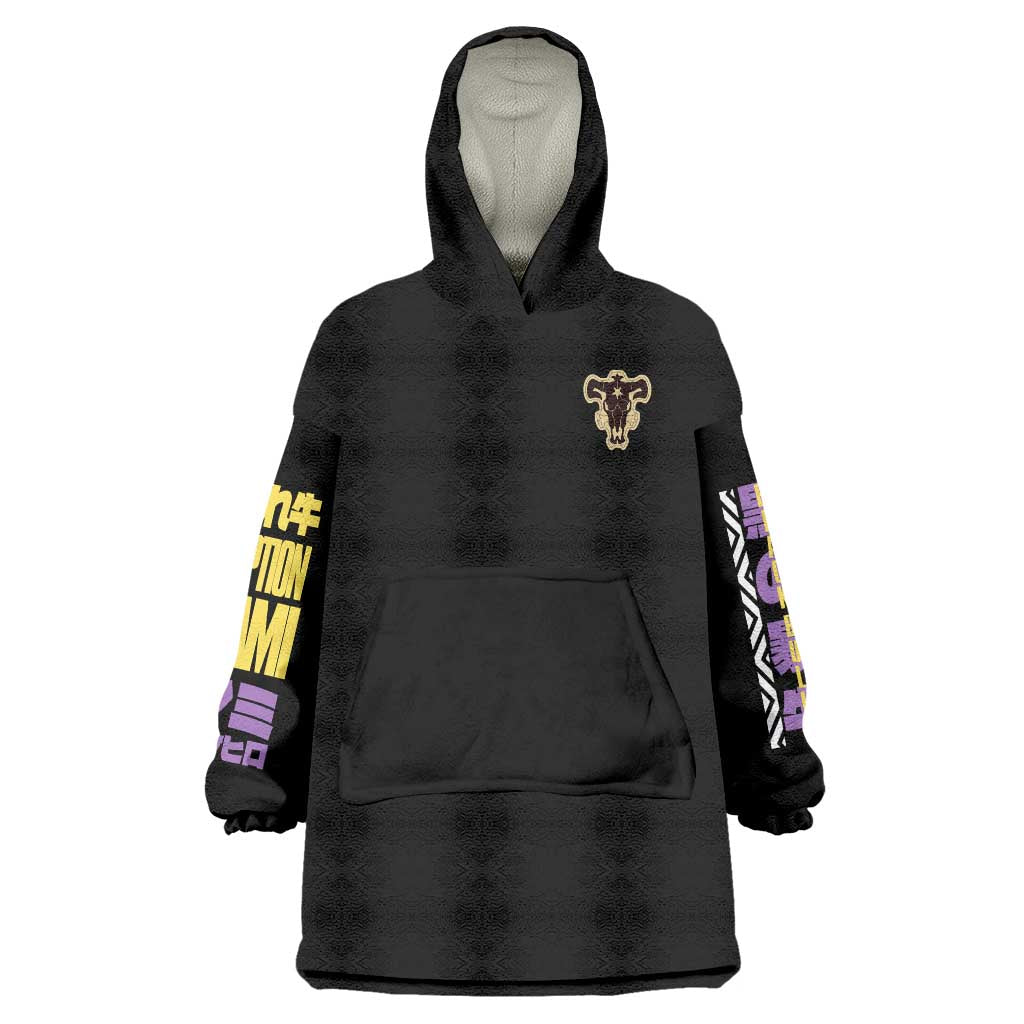 Yami Sukehiro V3 Black Clover Wearable Blanket Hoodie Anime Style