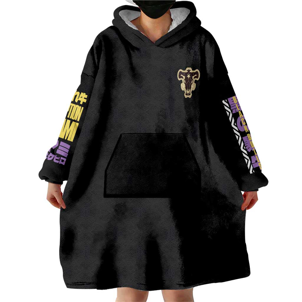 Yami Sukehiro V3 Black Clover Wearable Blanket Hoodie Anime Style