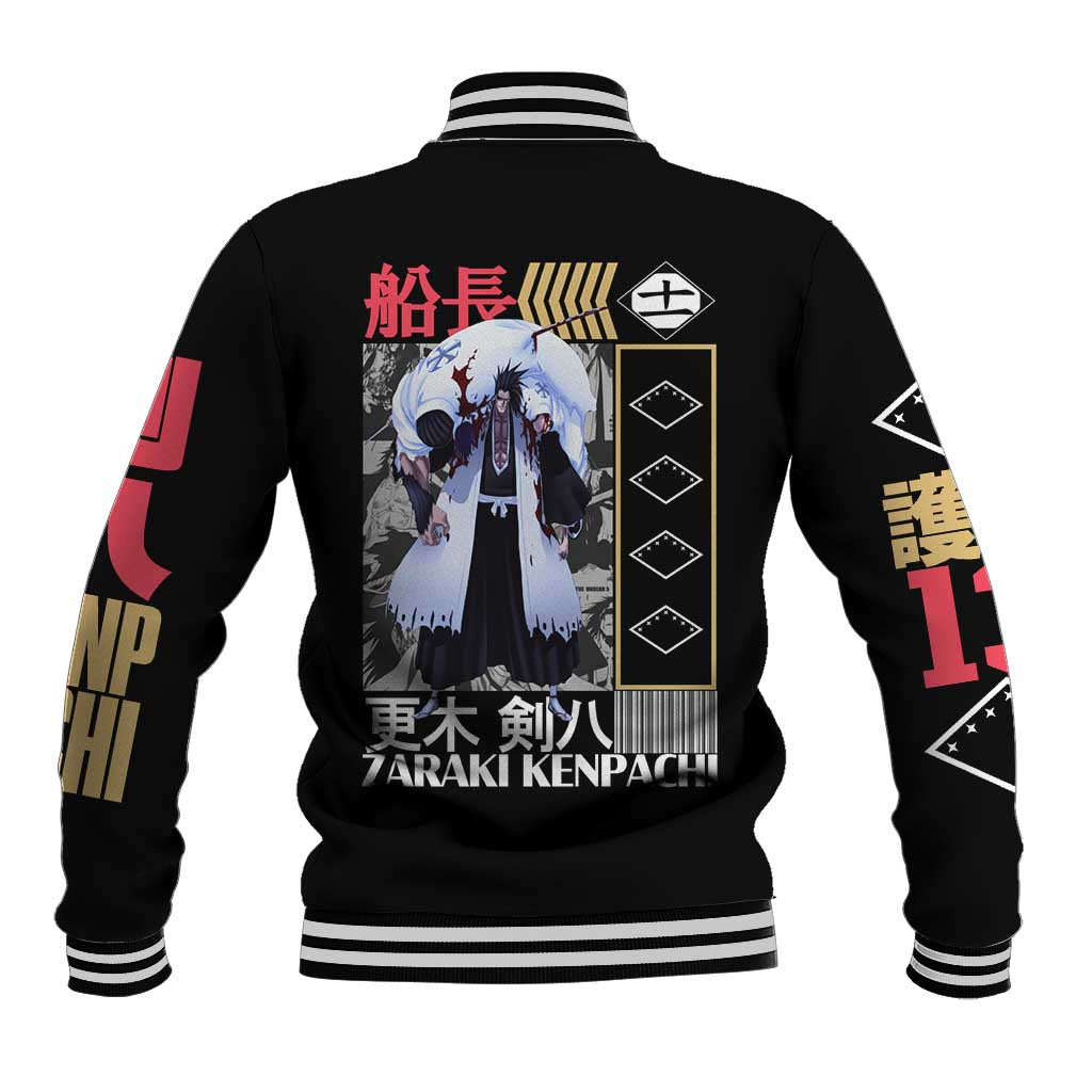 Zaraki Kenpachi TYBWA V2 Bleach Baseball Jacket Anime Style