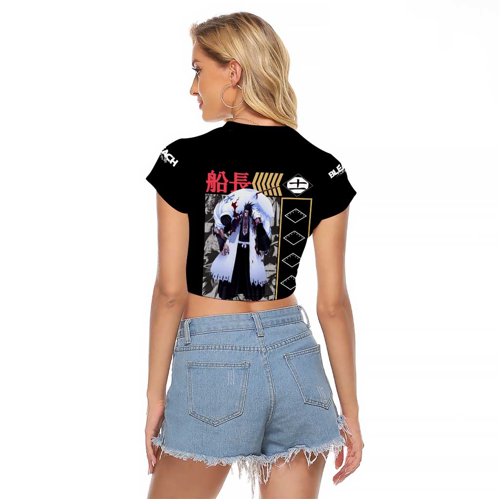 Zaraki Kenpachi TYBWA V2 Bleach Raglan Cropped T Shirt Anime Style