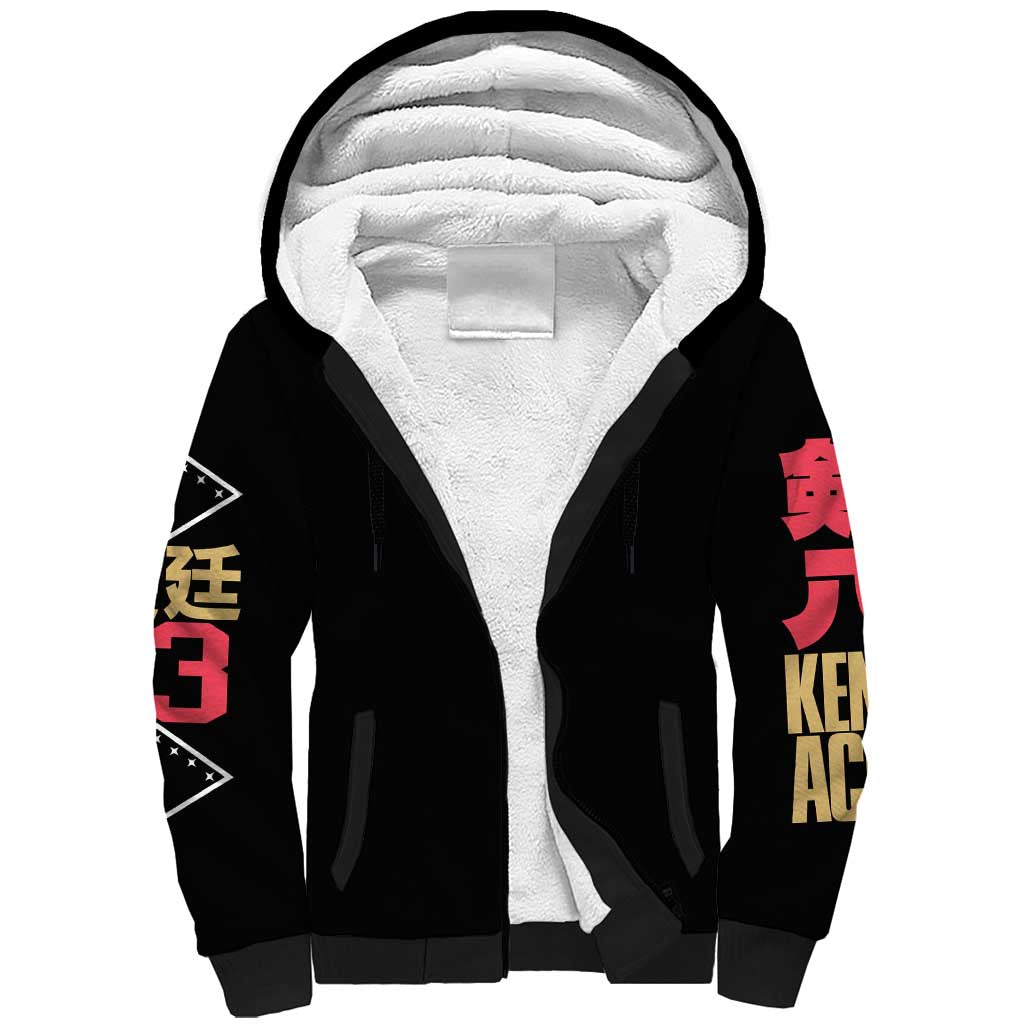 Zaraki Kenpachi TYBWA V2 Bleach Sherpa Hoodie Anime Style