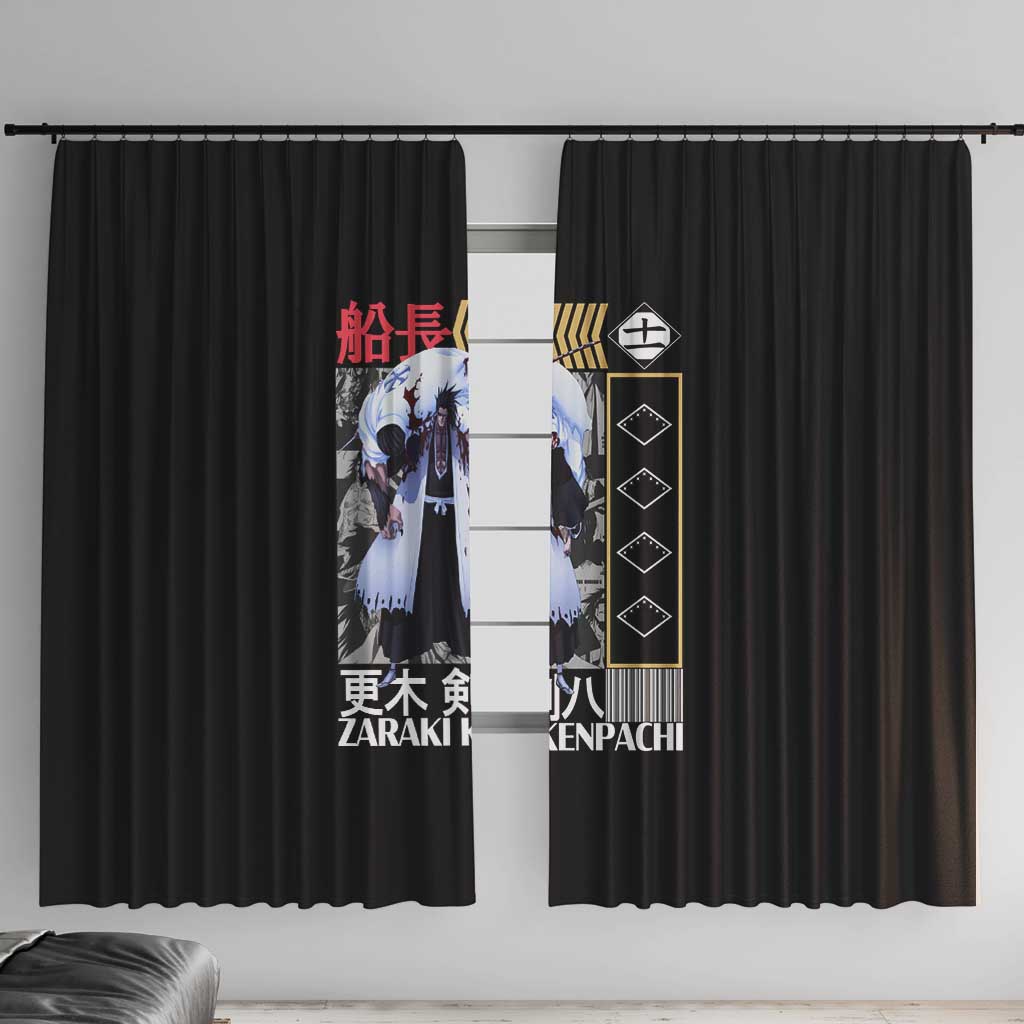 Zaraki Kenpachi TYBWA V2 Bleach Window Curtain Anime Style