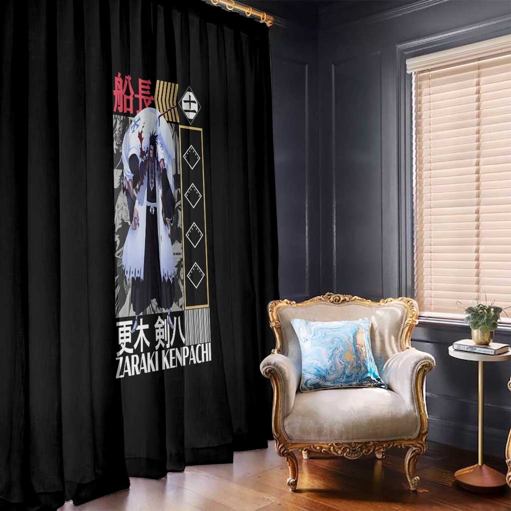 Zaraki Kenpachi TYBWA V2 Bleach Window Curtain Anime Style