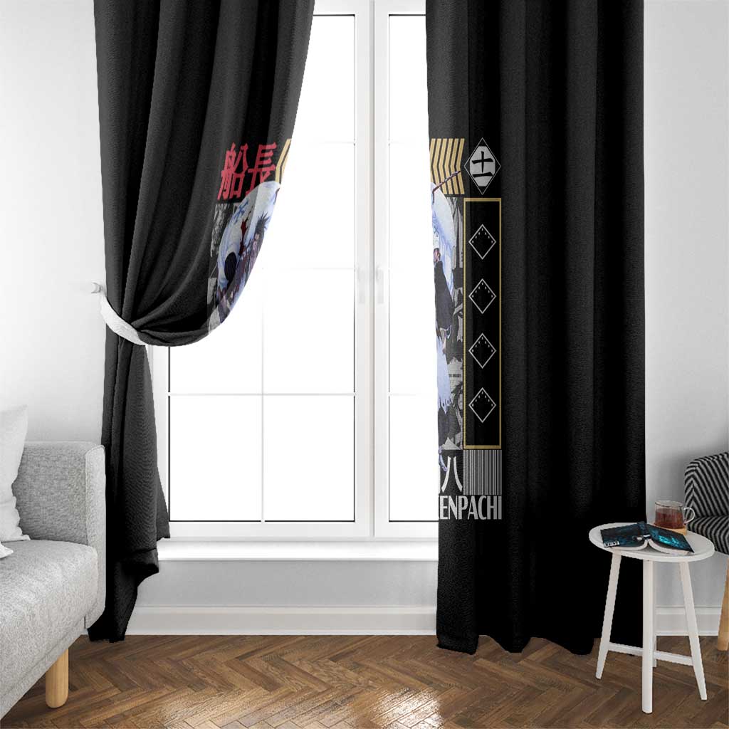 Zaraki Kenpachi TYBWA V2 Bleach Window Curtain Anime Style