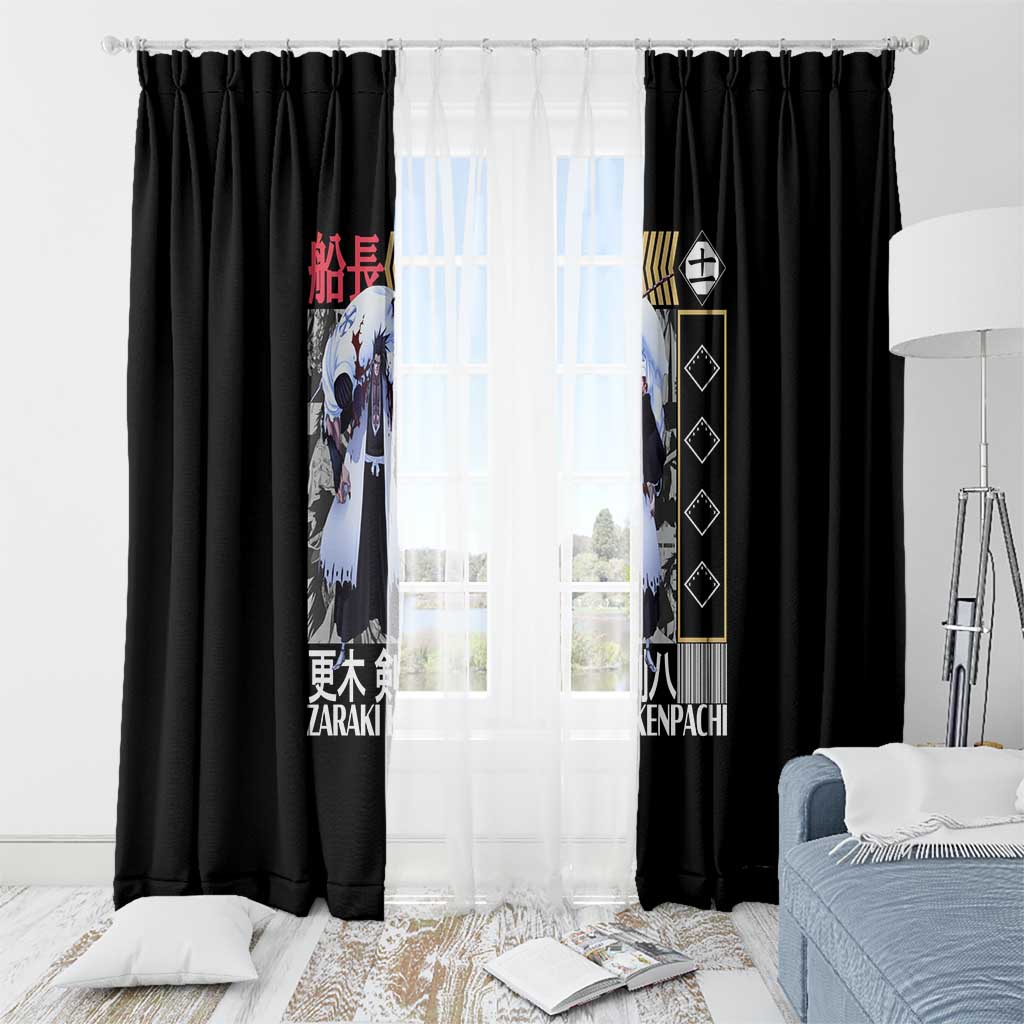 Zaraki Kenpachi TYBWA V2 Bleach Window Curtain Anime Style