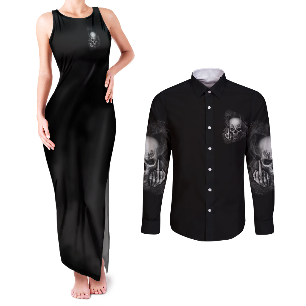 warning-im-an-a-mad-skull-couples-matching-tank-maxi-dress-and-long-sleeve-button-shirt
