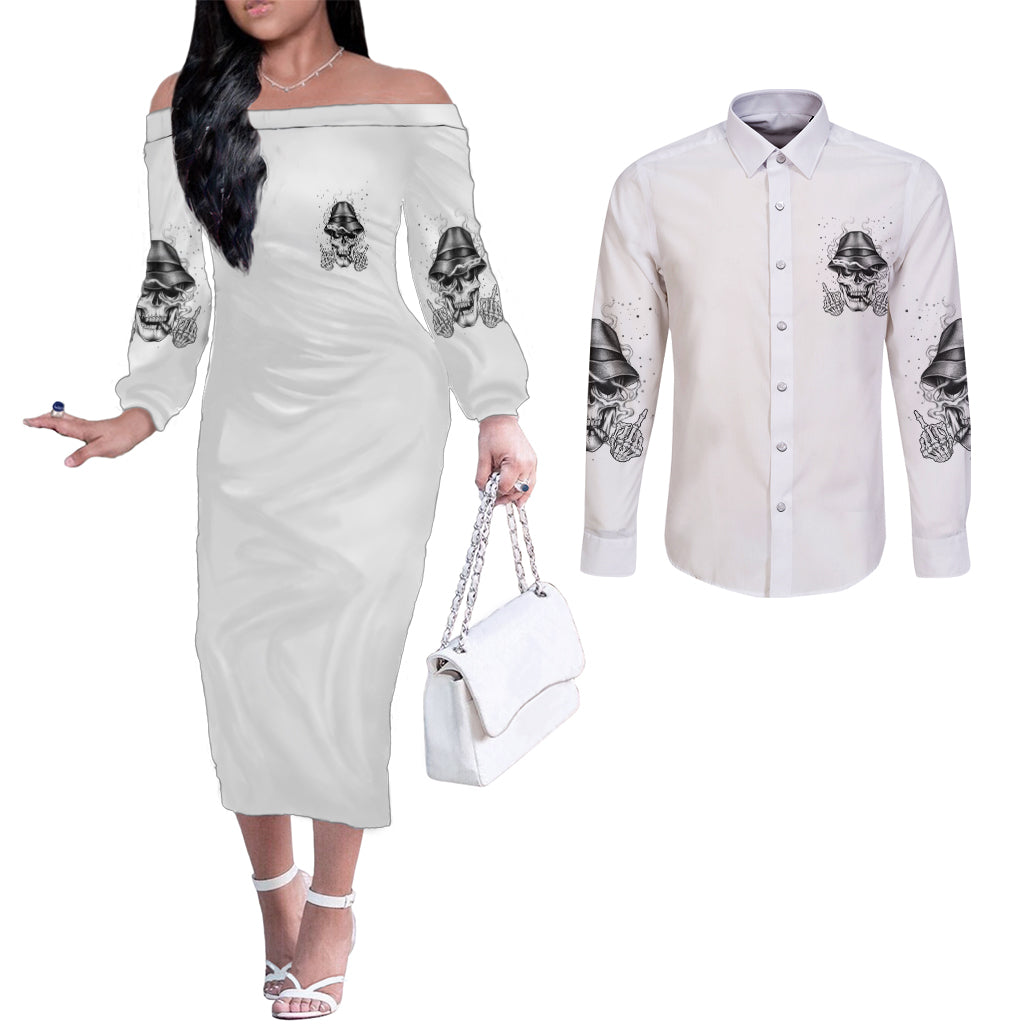 dont-like-my-attitude-couples-matching-off-the-shoulder-long-sleeve-dress-and-long-sleeve-button-shirt