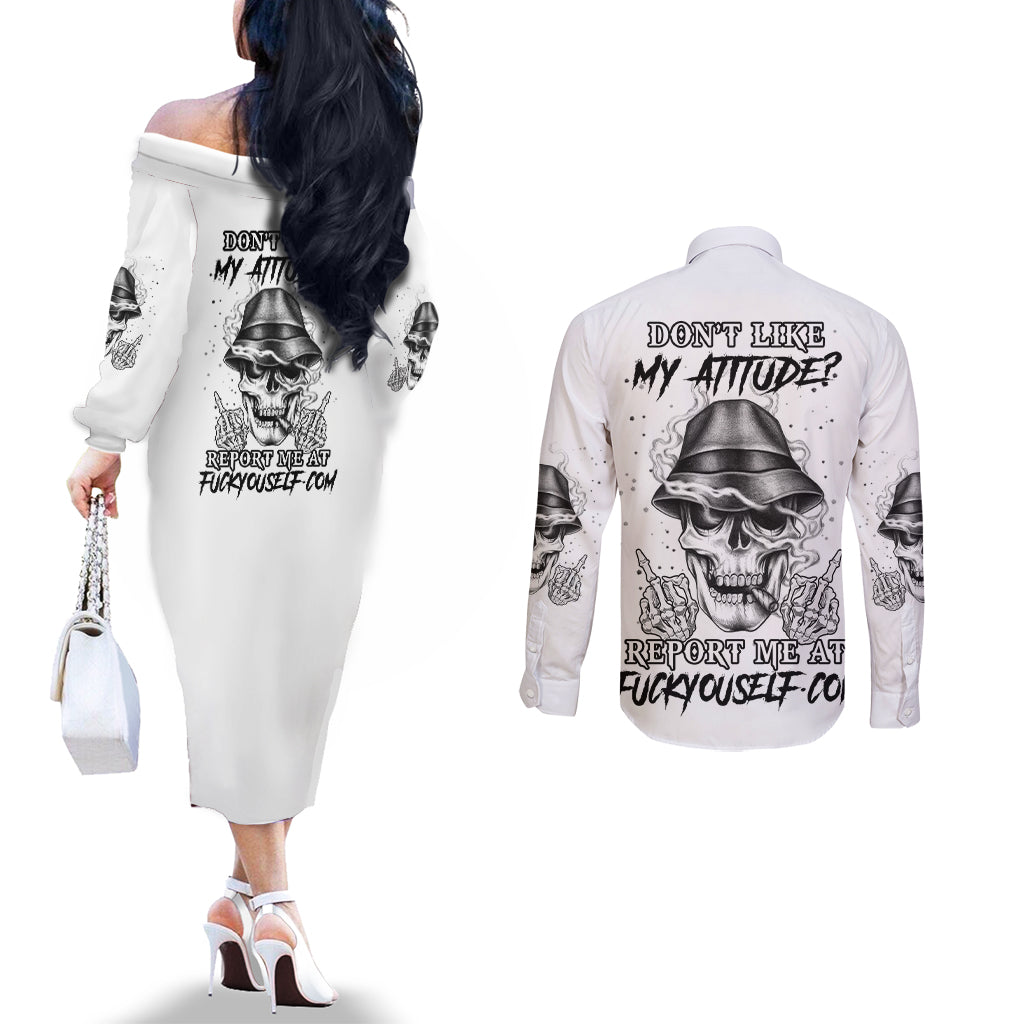 dont-like-my-attitude-couples-matching-off-the-shoulder-long-sleeve-dress-and-long-sleeve-button-shirt