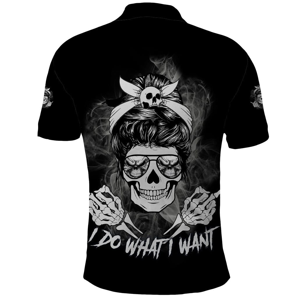 i-do-what-i-want-skull-black-and-white-polo-shirt