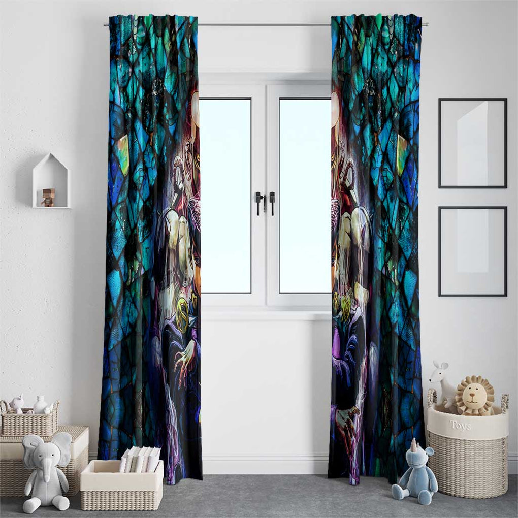 Trippy Josuke Shining Diamond Jojo’s Bizarre Adventure Window Curtain Anime Mix Abstracs Style