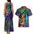 Trippy Jolyne Cujoh Stone Ocean Jojo’s Bizarre Adventure Couples Matching Tank Maxi Dress and Hawaiian Shirt Anime Mix Abstracs Style