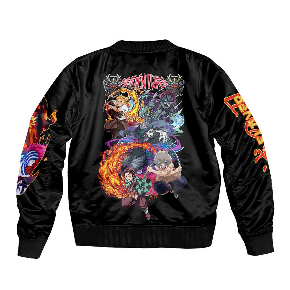 Mugen Train Arc Demon Slayer Bomber Jacket Anime Style
