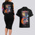 Mugen Train Arc Demon Slayer Couples Matching Long Sleeve Bodycon Dress and Hawaiian Shirt Anime Style
