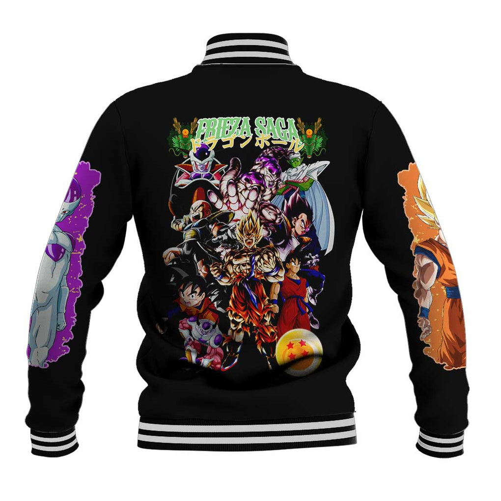 Frieza Saga Dragon Ball Z Baseball Jacket Anime Style