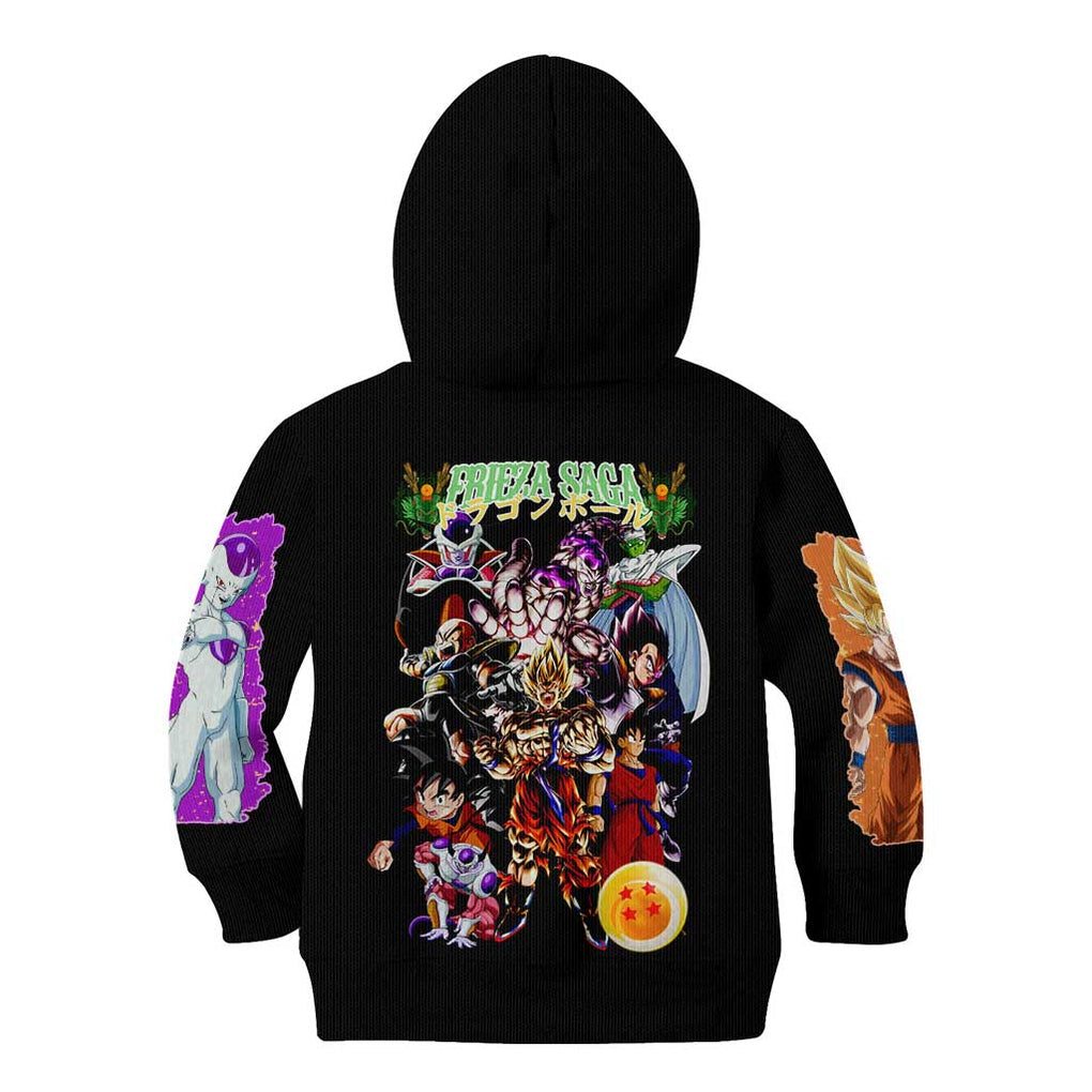 Frieza Saga Dragon Ball Z Kid Hoodie Anime Style