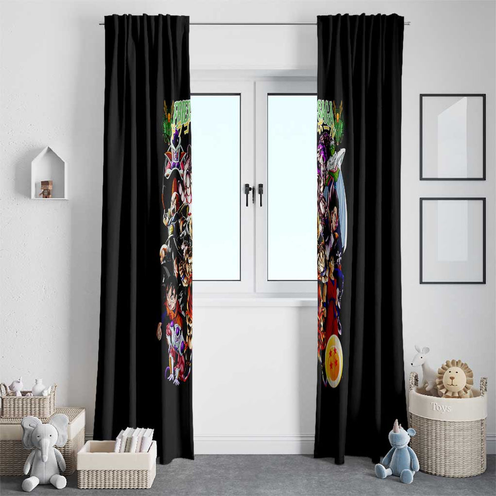 Frieza Saga Dragon Ball Z Window Curtain Anime Style