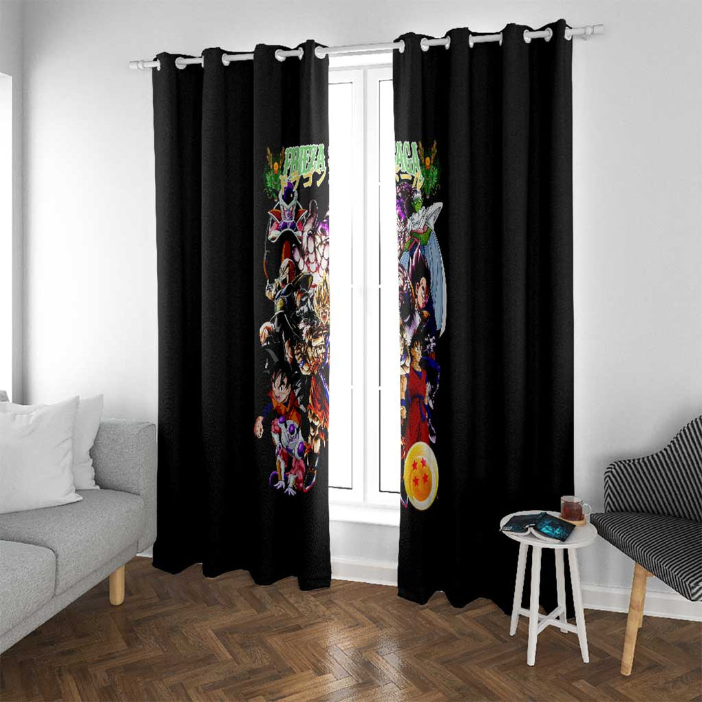 Frieza Saga Dragon Ball Z Window Curtain Anime Style