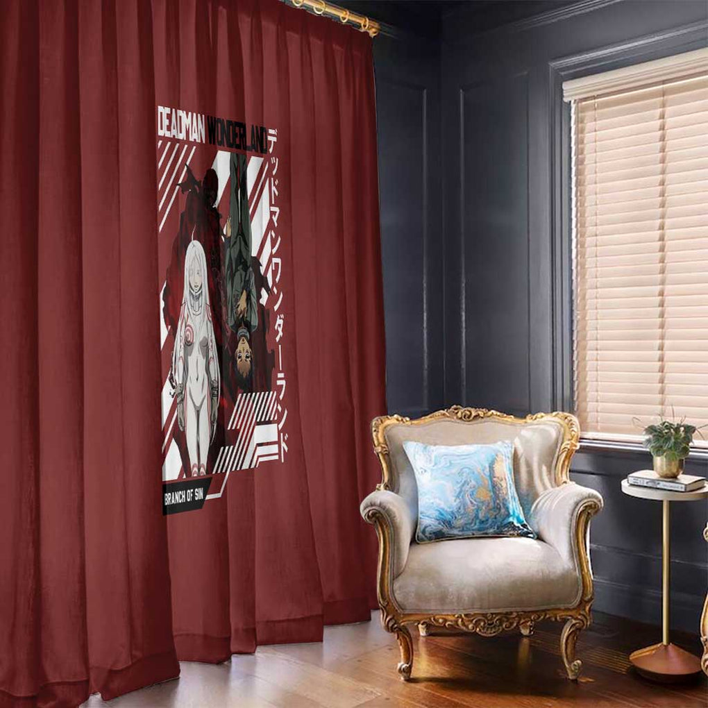Deadman Wonderland Window Curtain Anime Style