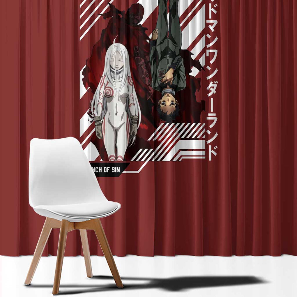 Deadman Wonderland Window Curtain Anime Style