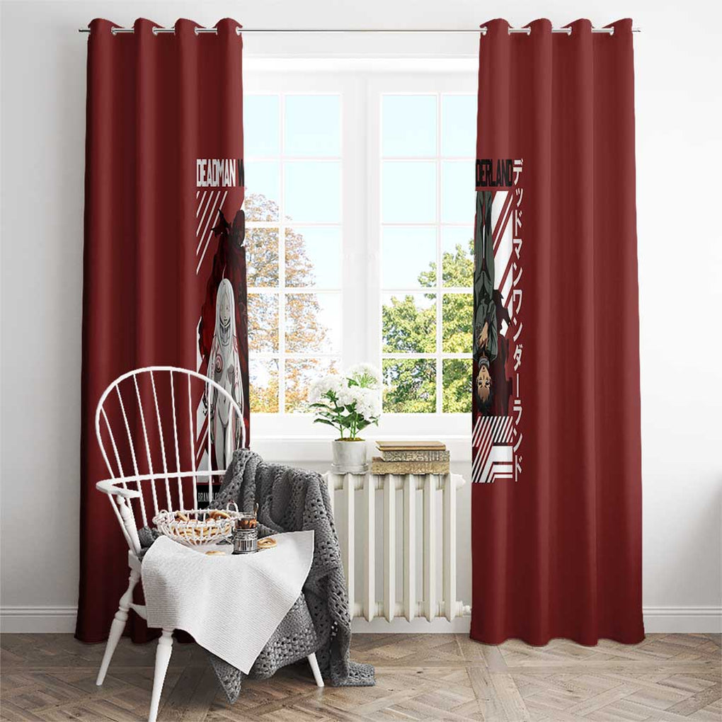 Deadman Wonderland Window Curtain Anime Style