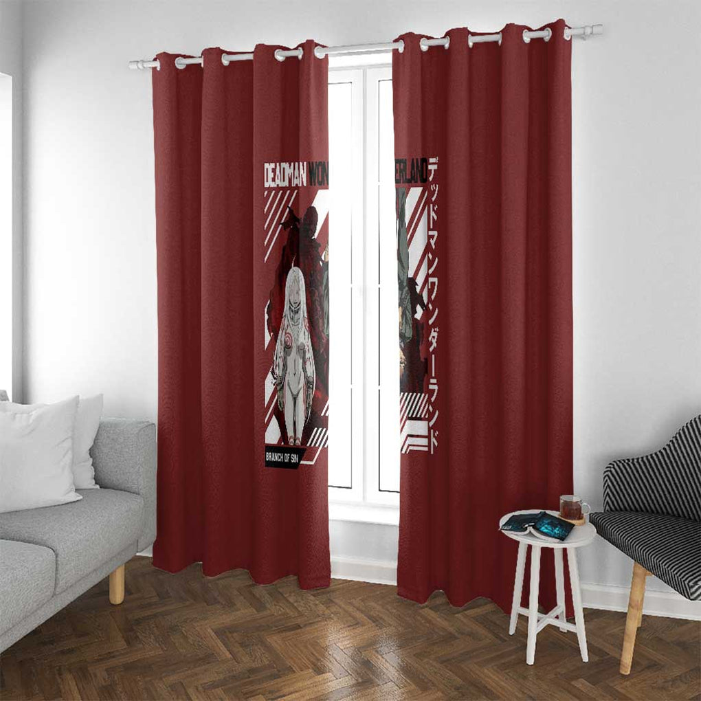 Deadman Wonderland Window Curtain Anime Style