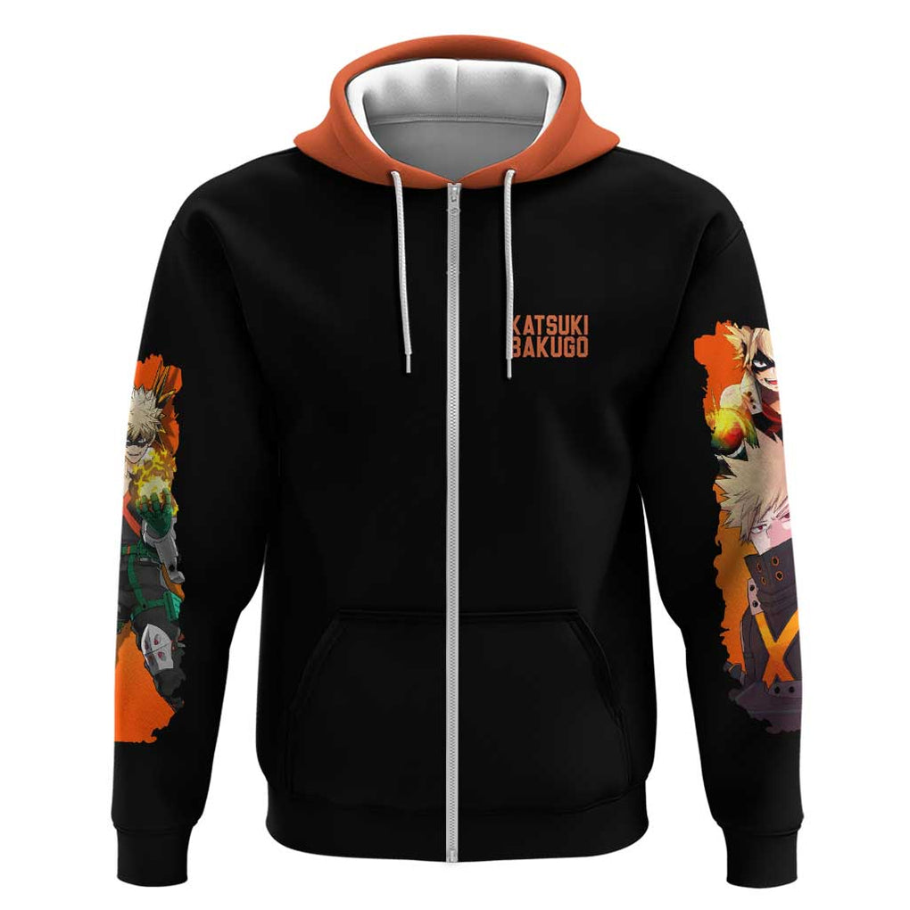 Katsuki Bakugo V2 My Hero Academia Hoodie Anime Style