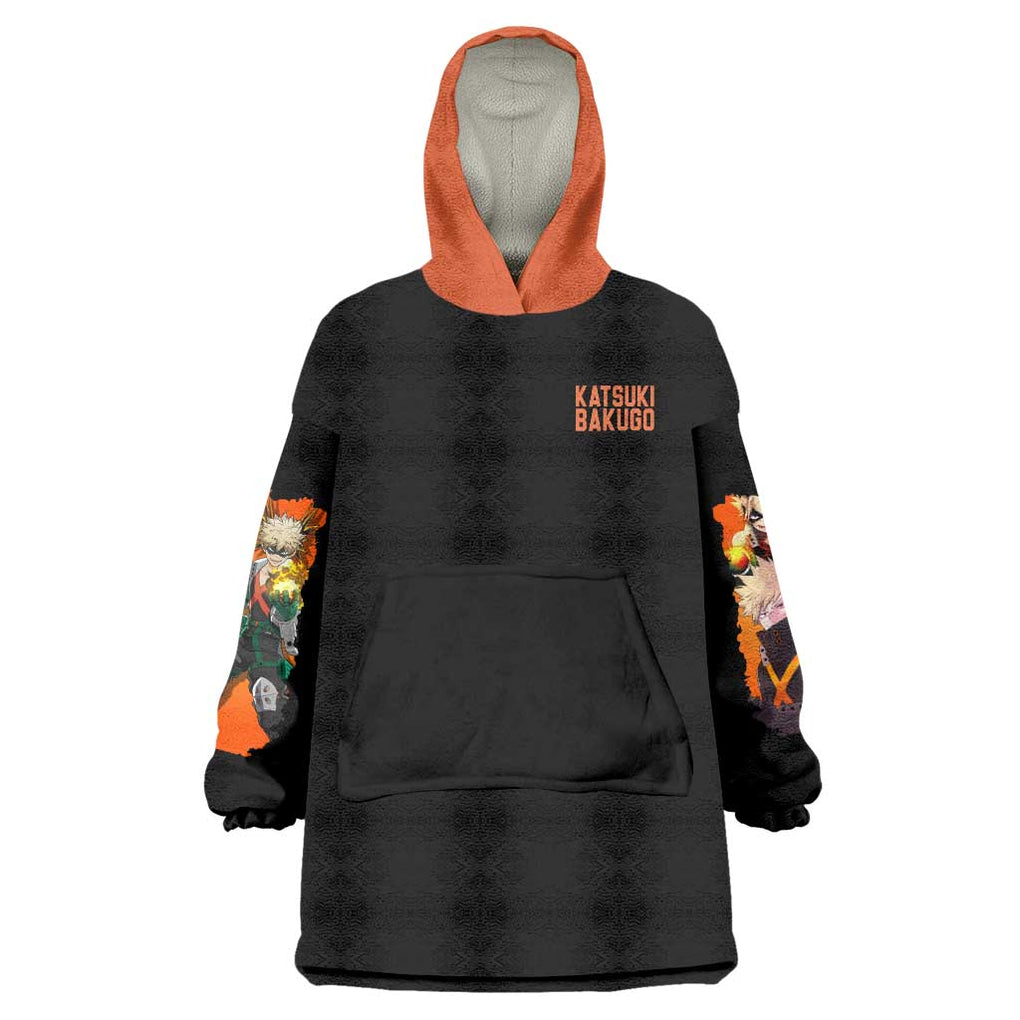 Katsuki Bakugo V2 My Hero Academia Wearable Blanket Hoodie Anime Style