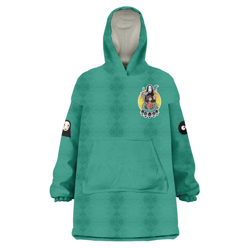 Spirited Away Studio Ghibli Hoodie Wearable Blanket Hoodie Anime Style