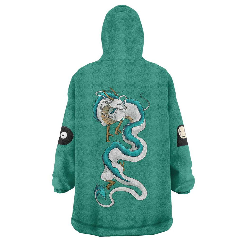 Spirited Away Studio Ghibli Hoodie Wearable Blanket Hoodie Anime Style