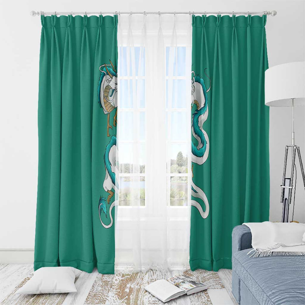 Spirited Away Studio Ghibli Hoodie Window Curtain Anime Style