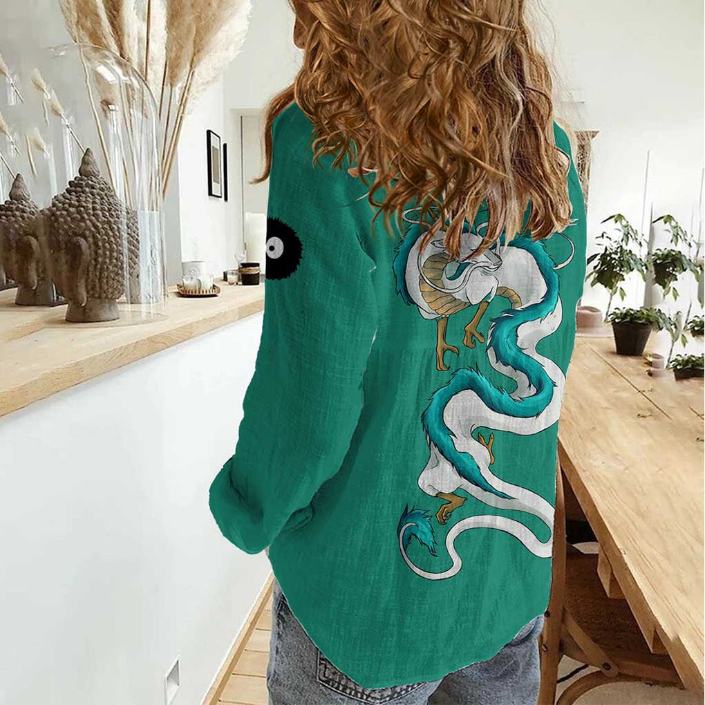 Spirited Away Studio Ghibli Hoodie Women Casual Shirt Anime Style