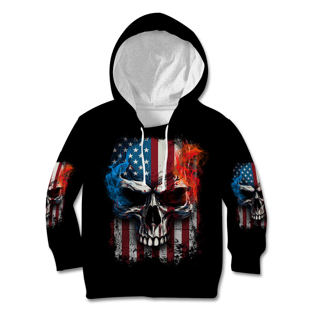 i-have-three-sides-skull-flag-kid-hoodie