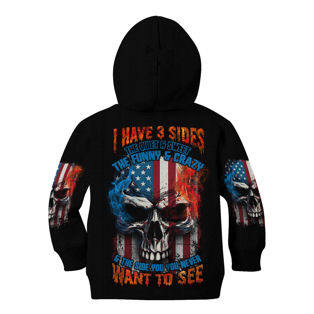 i-have-three-sides-skull-flag-kid-hoodie