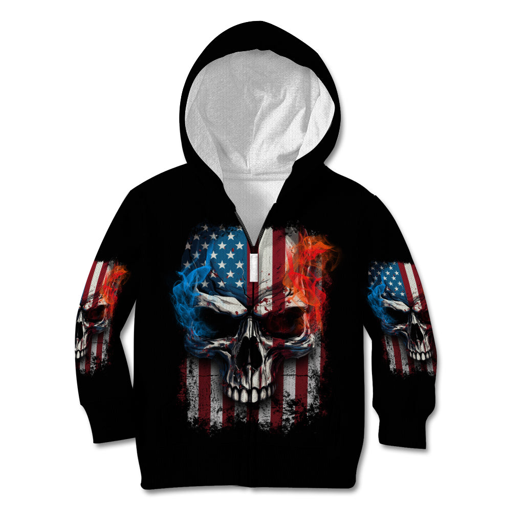i-have-three-sides-skull-flag-kid-hoodie