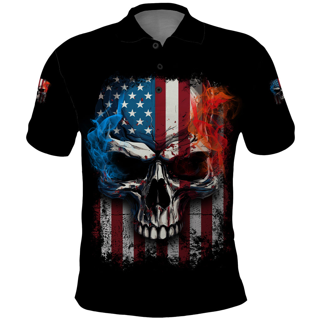 i-have-three-sides-skull-flag-polo-shirt