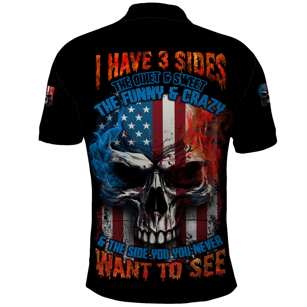 i-have-three-sides-skull-flag-polo-shirt