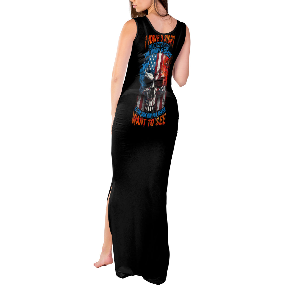 i-have-three-sides-skull-flag-tank-maxi-dress