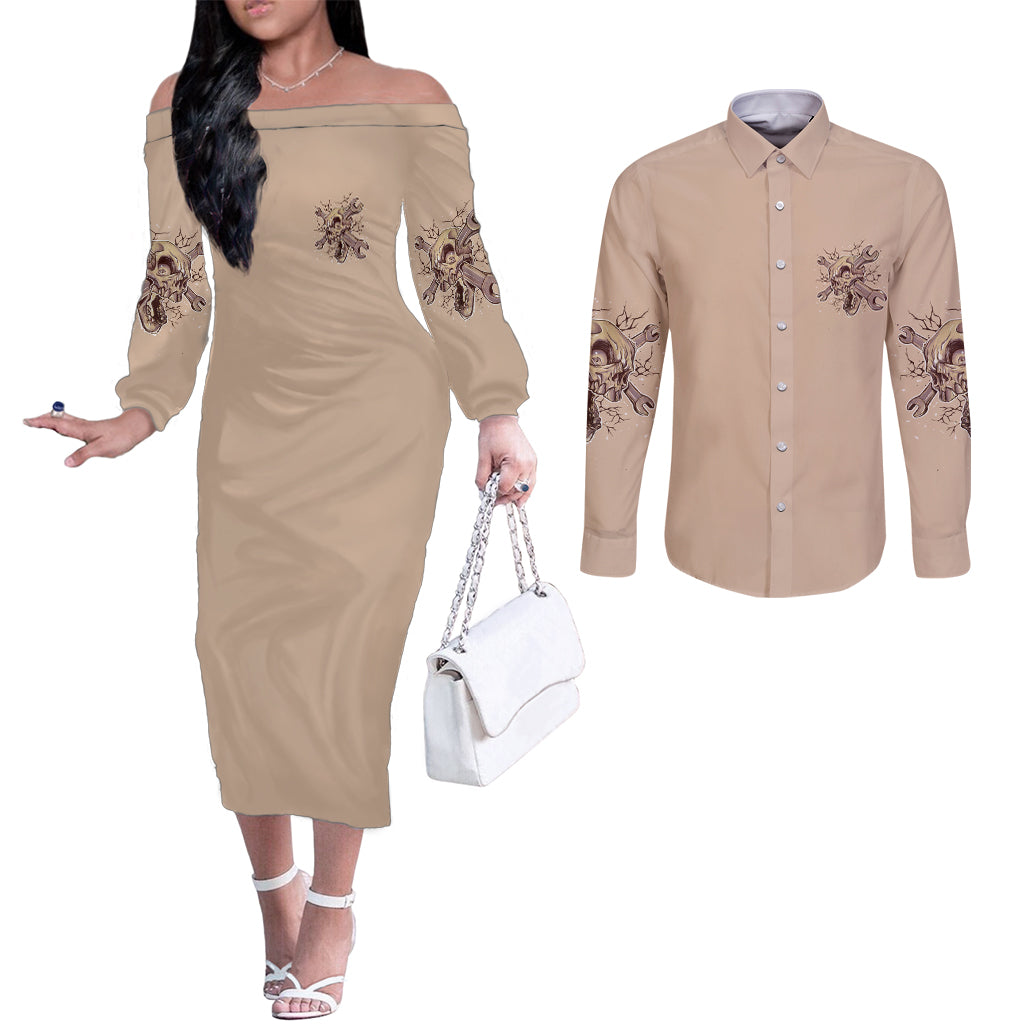 i-can-fix-stupid-but-its-gonna-hurt-couples-matching-off-the-shoulder-long-sleeve-dress-and-long-sleeve-button-shirt