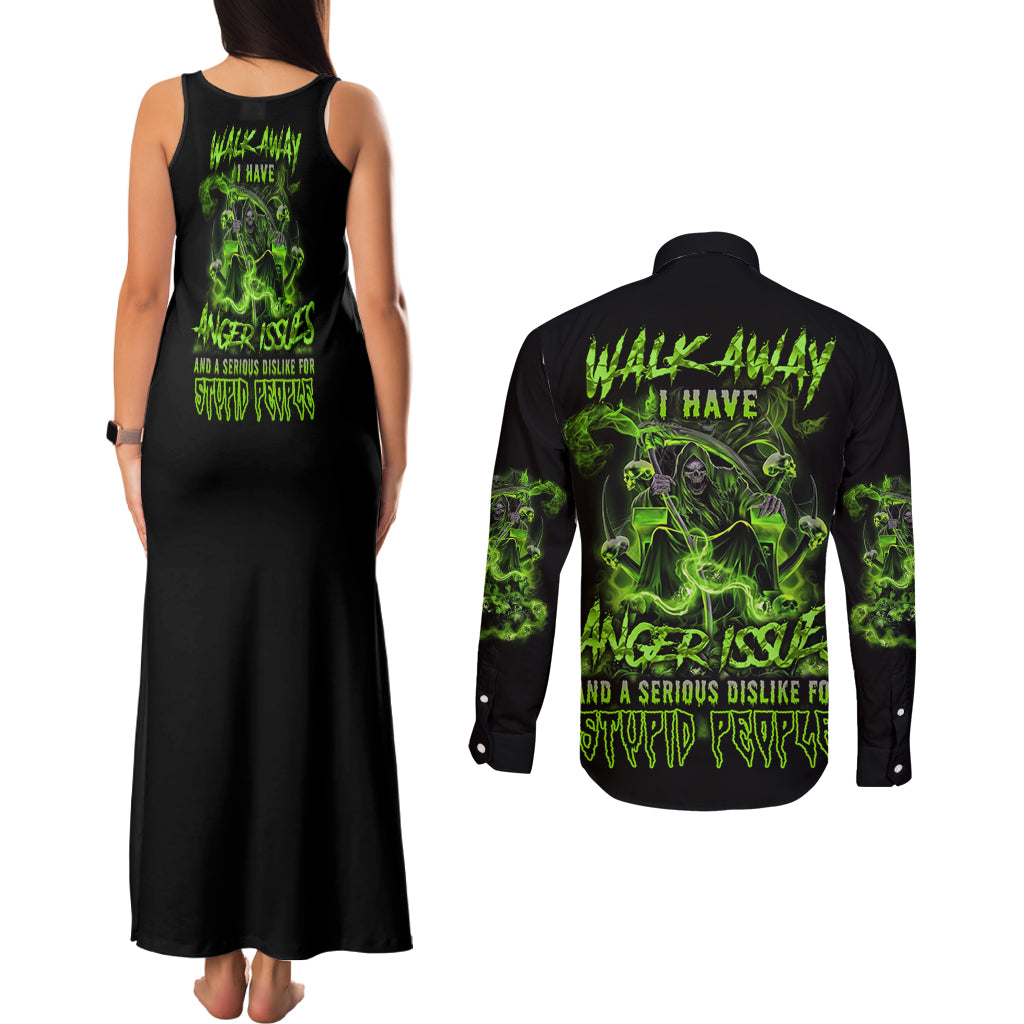 walk-away-i-have-anger-issues-couples-matching-tank-maxi-dress-and-long-sleeve-button-shirt