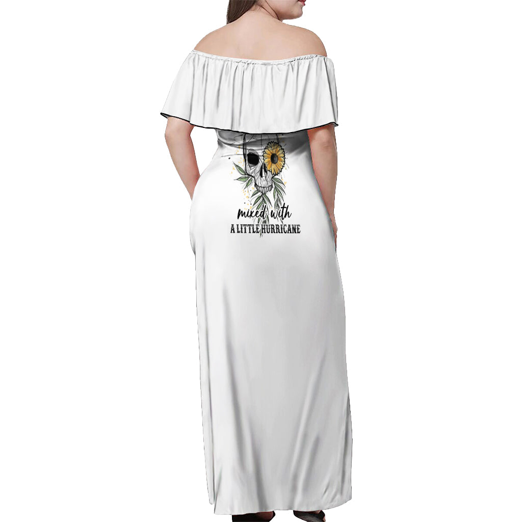 she-is-sunshine-skull-sunflower-off-shoulder-maxi-dress