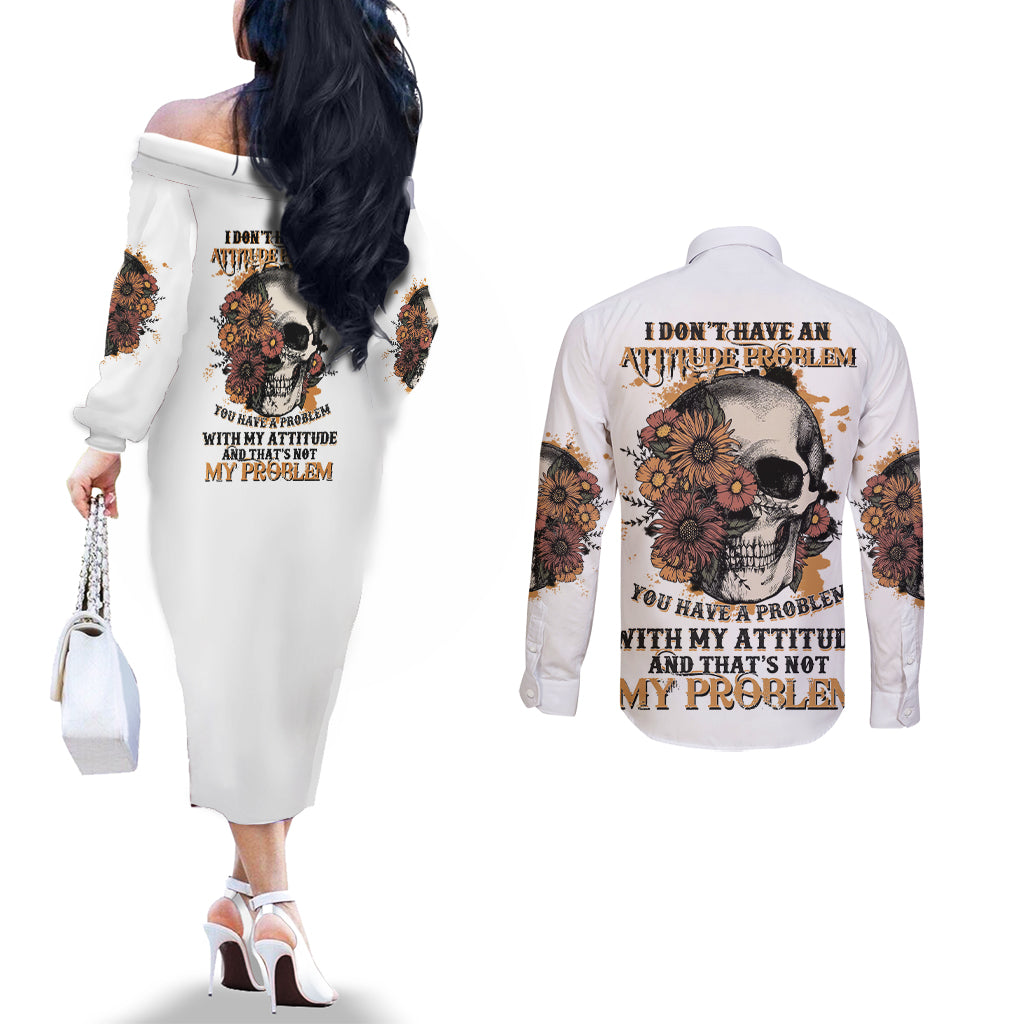 i-dont-have-an-attitude-problem-couples-matching-off-the-shoulder-long-sleeve-dress-and-long-sleeve-button-shirt